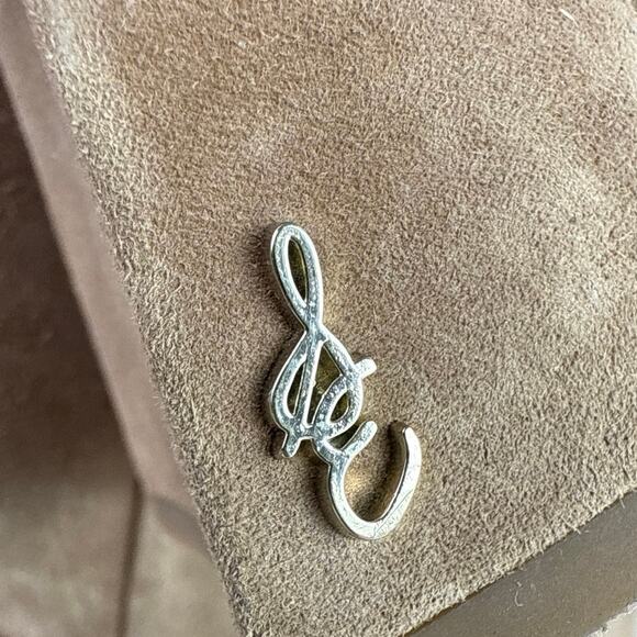 Sam Edelman Daria Women's Brown Suede Leather Square Toe Zipper Ankle Boots 8.5 - Picture 6 of 10